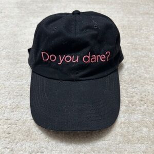 Vintage Curious By Britney Spears Promo Hat Y2K Black Perfume Do You Dare